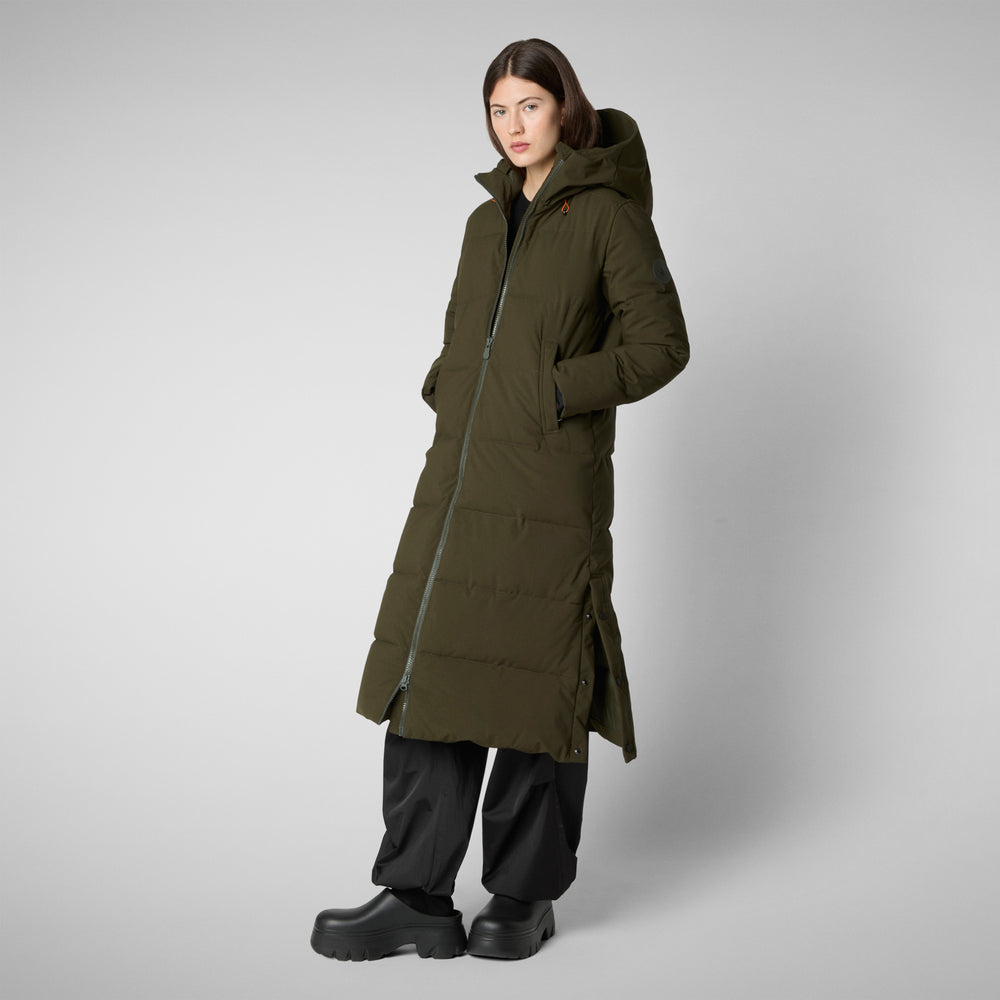 Save the duck PARKA DONNA MISSY VERDE TERRA Vendita