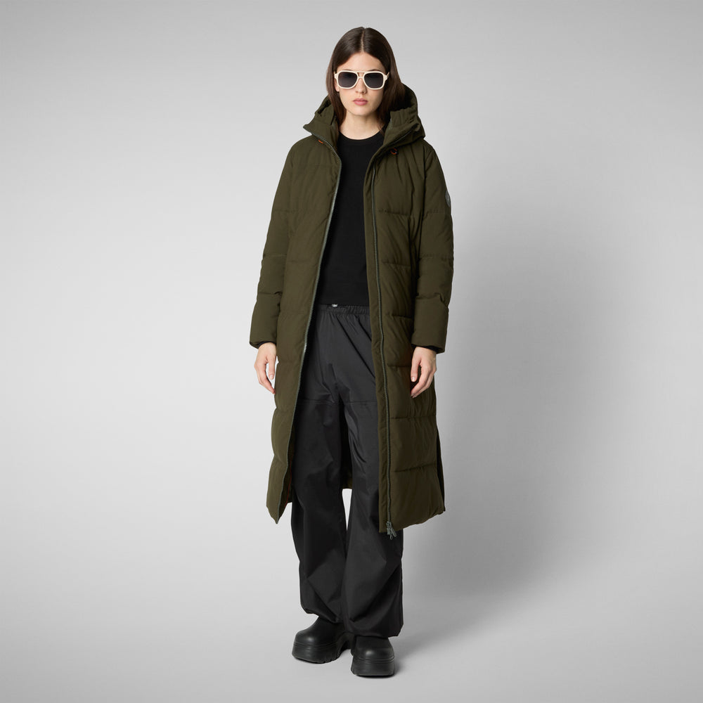 Save the duck PARKA DONNA MISSY VERDE TERRA Vendita