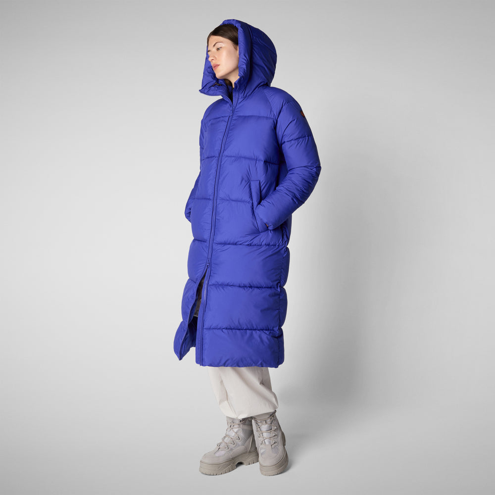 Save the duck PIUMINO ANIMAL FREE CON CAPPUCCIO DONNA JANIS BLU GENZIANA Online