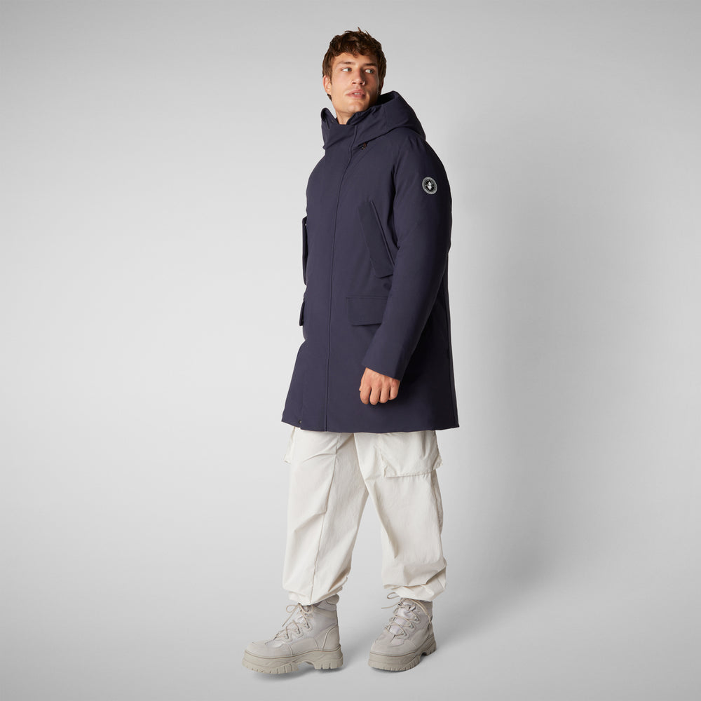 Save the duck PARKA UOMO WILSON IN NAVY BLUE Saldi
