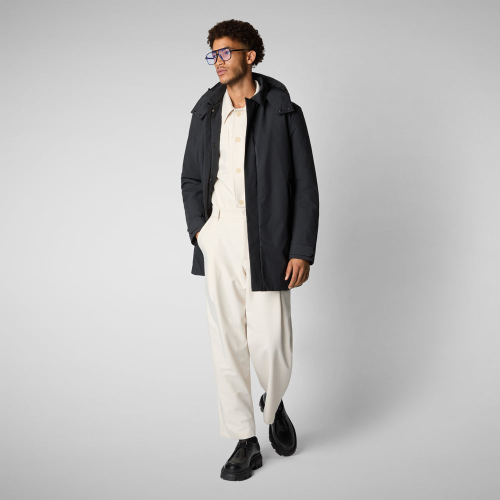 Save the duck CAPPOTTO UOMO NESTOR BLU NERO Vendite Flash