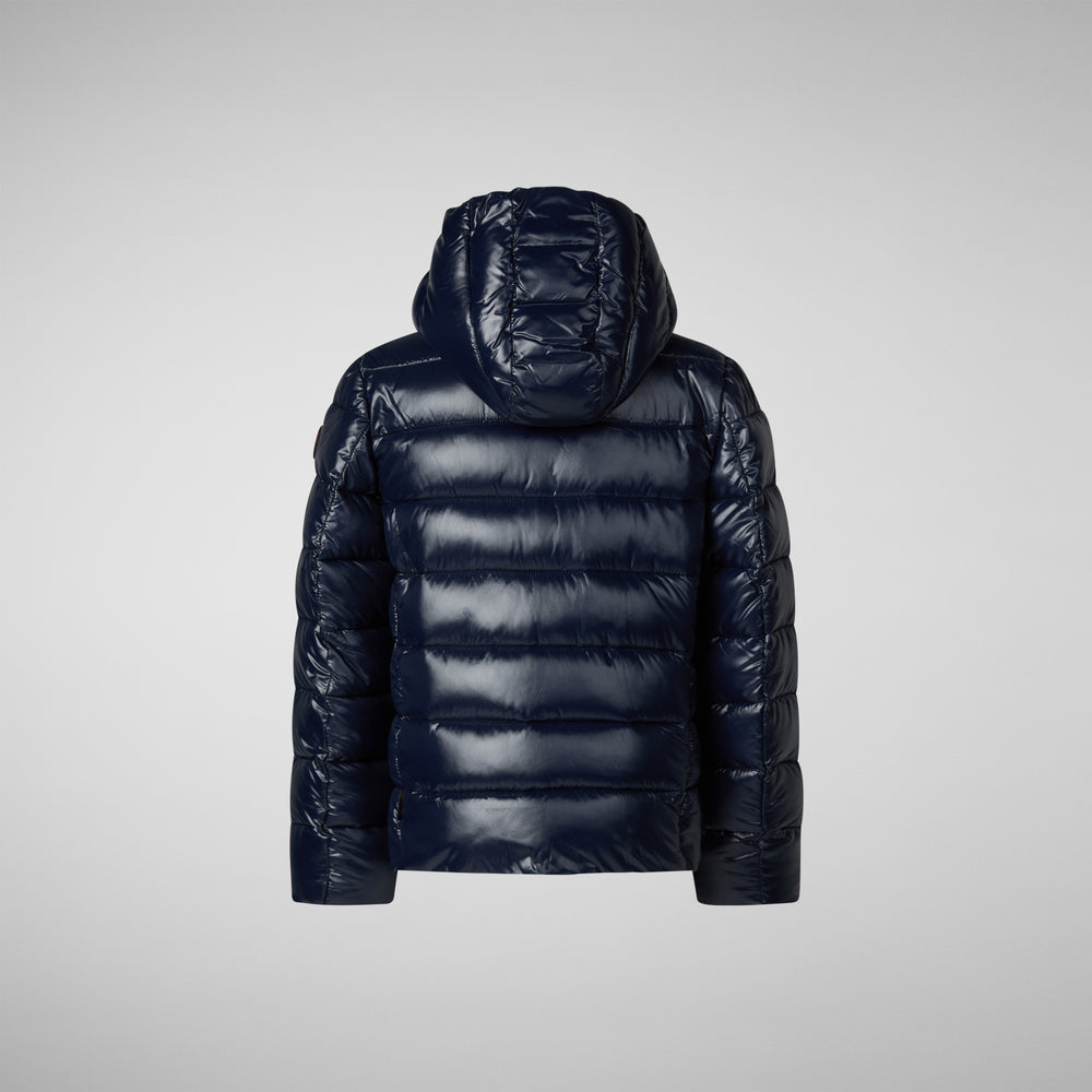 Save the duck PIUMINO ANIMAL FREE BAMBINA EVADINE BLU NERO Italia