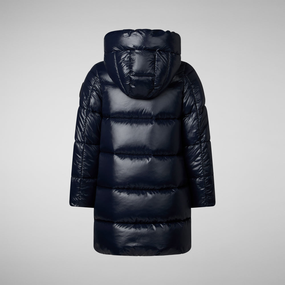 Save the duck PIUMINO ANIMAL FREE BAMBINA MILLIE BLU NERO 2025