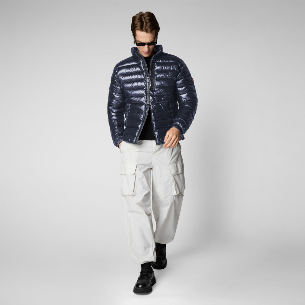 Save the duck GIACCA UOMO HOLDEN IN BLU NERO Offerta San Valentino