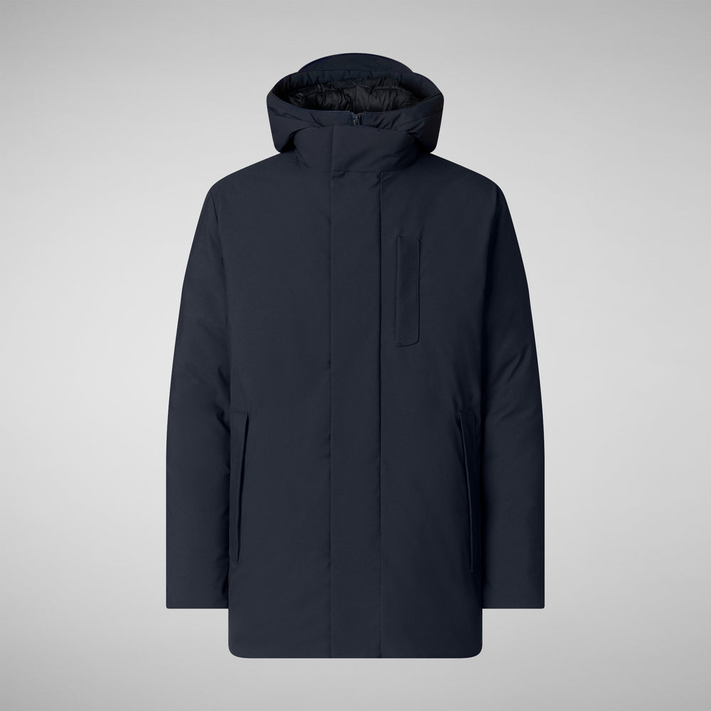 Save the duck PARKA UOMO SESLE IN BLU NERO Sconto