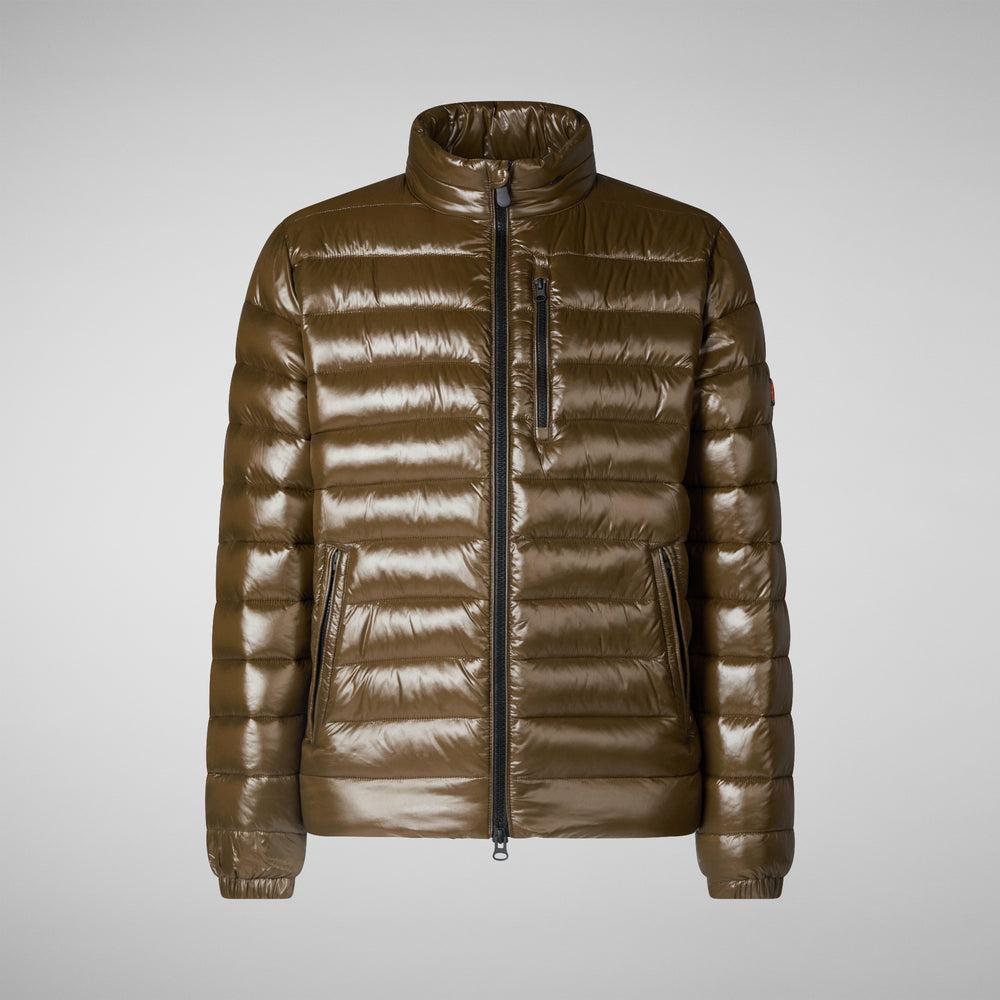 Save the duck GIACCA UOMO HOLDEN IN BARK GREEN In Vendita