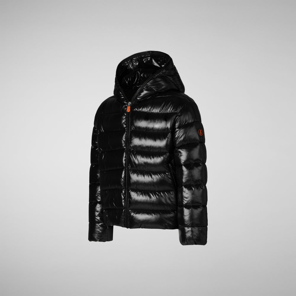 Save the duck BOMBER CON CAPPUCCIO BAMBINA IMARA NERO Hotsell