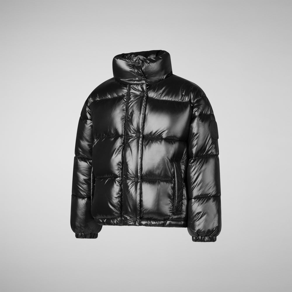 Save the duck PIUMINO ANIMAL FREE BAMBINA CINI NERO Vendita Calda