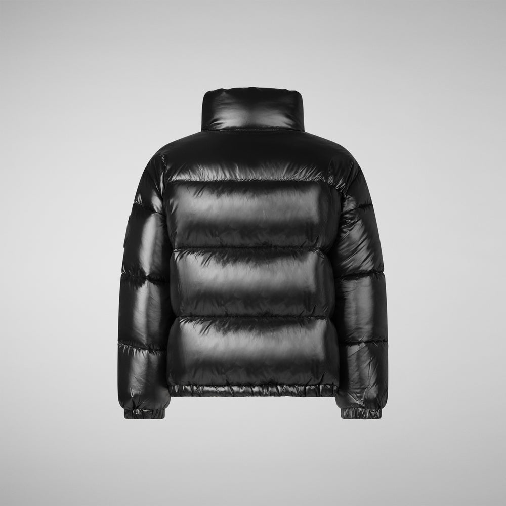 Save the duck PIUMINO ANIMAL FREE BAMBINA CINI NERO Vendita Calda