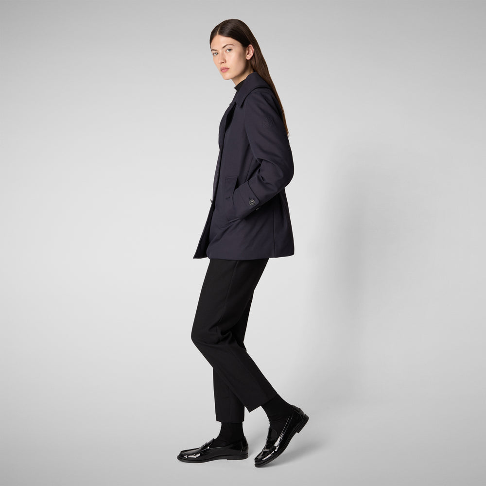 Save the duck CAPPOTTO DONNA SOFIA BLU NERO Vendite Flash
