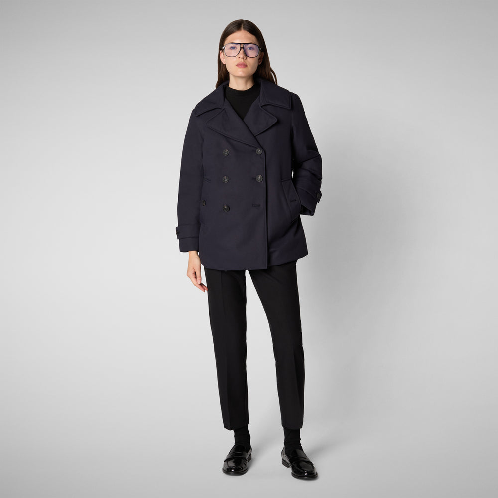 Save the duck CAPPOTTO DONNA SOFIA BLU NERO Vendite Flash