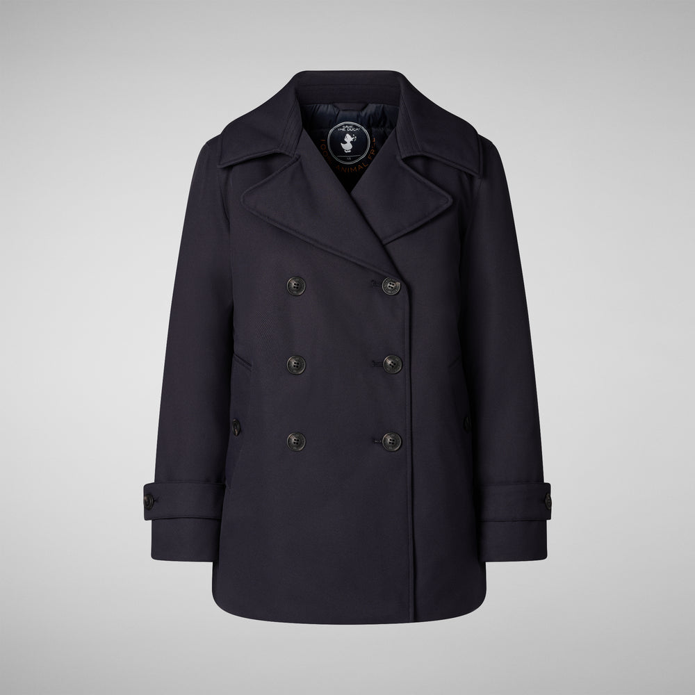 Save the duck CAPPOTTO DONNA SOFIA BLU NERO Vendite Flash
