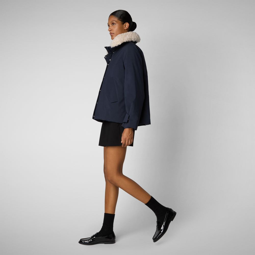 Save the duck giacca donna DONNA ORIANE BLU NERO Nuova