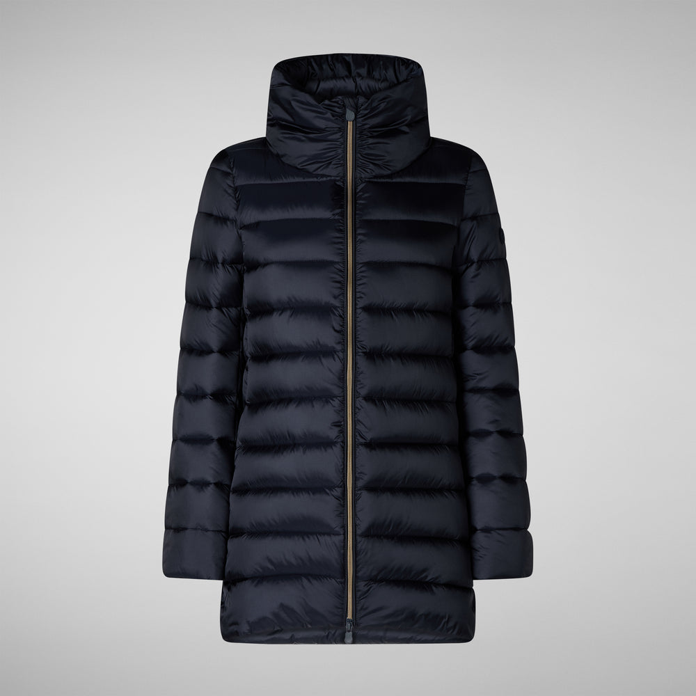 Save the duck PIUMINO ANIMAL FREE DONNA LYDIA BLU NERO 2025