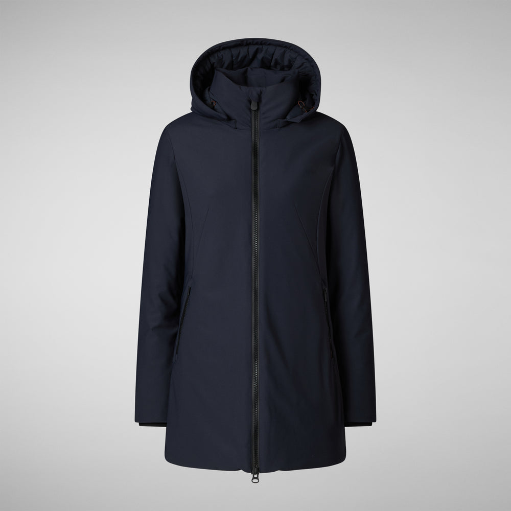 Save the duck giacca DONNA CON CAPPUCCIO LILA BLU NERO Qualità