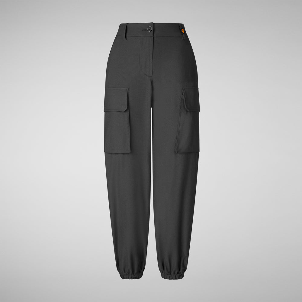 Save the duck PANTALONI CARGO DONNA GOSY NERO Presa