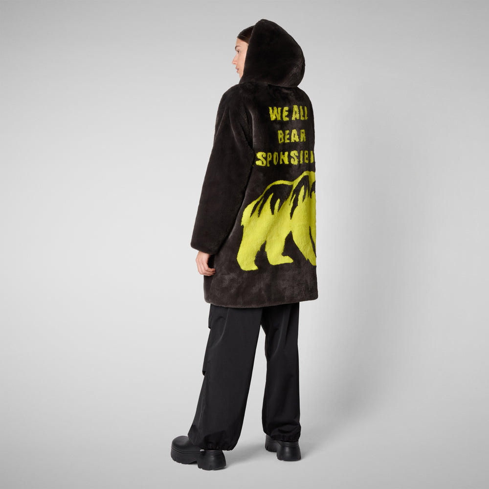 Save the duck GIACCA DONNA KALA MARRONE NERO Economico