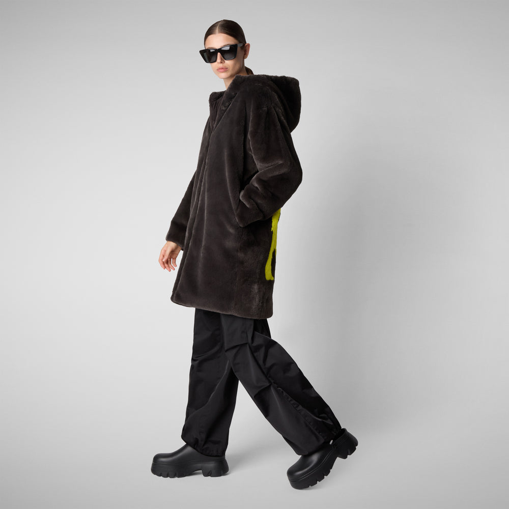 Save the duck GIACCA DONNA KALA MARRONE NERO Economico