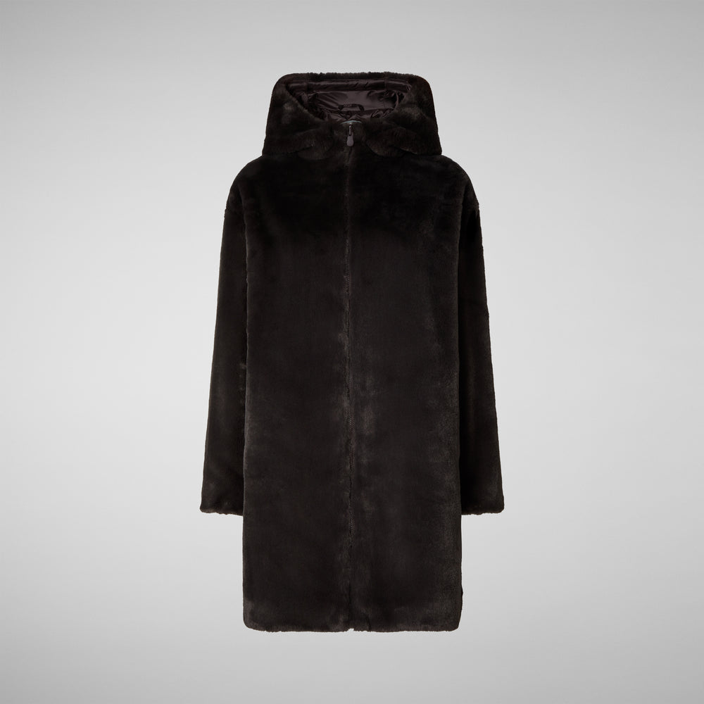 Save the duck GIACCA DONNA KALA MARRONE NERO Economico