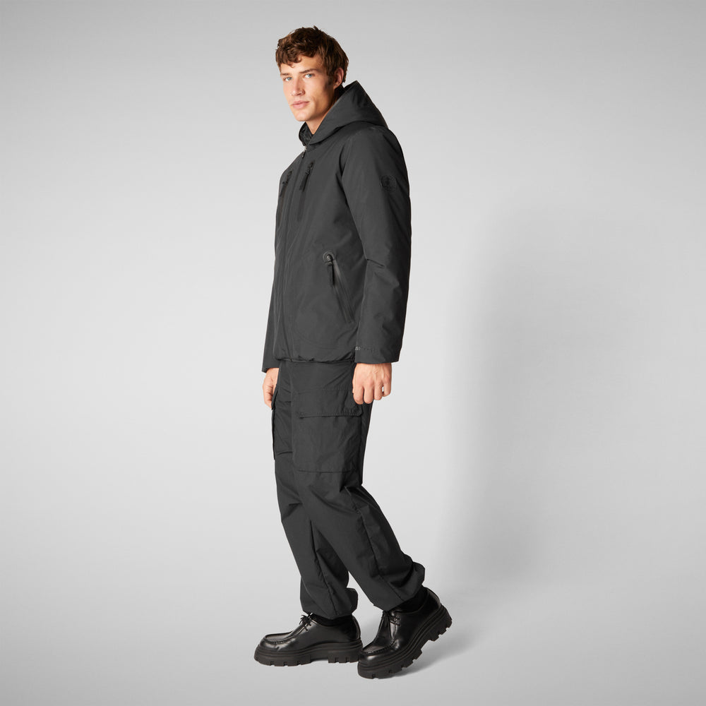 Save the duck PARKA UOMO BENEDICT IN NERO In Vendita