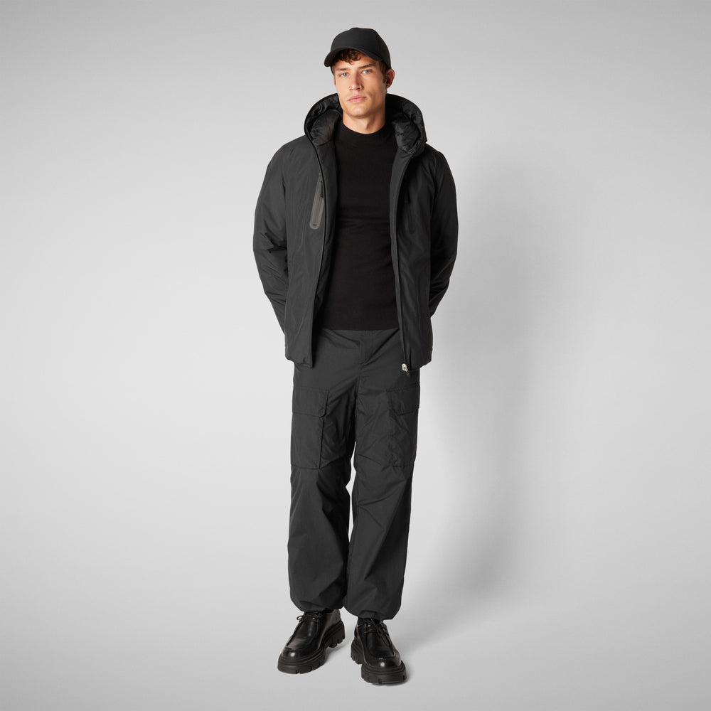 Save the duck PARKA UOMO BENEDICT IN NERO In Vendita