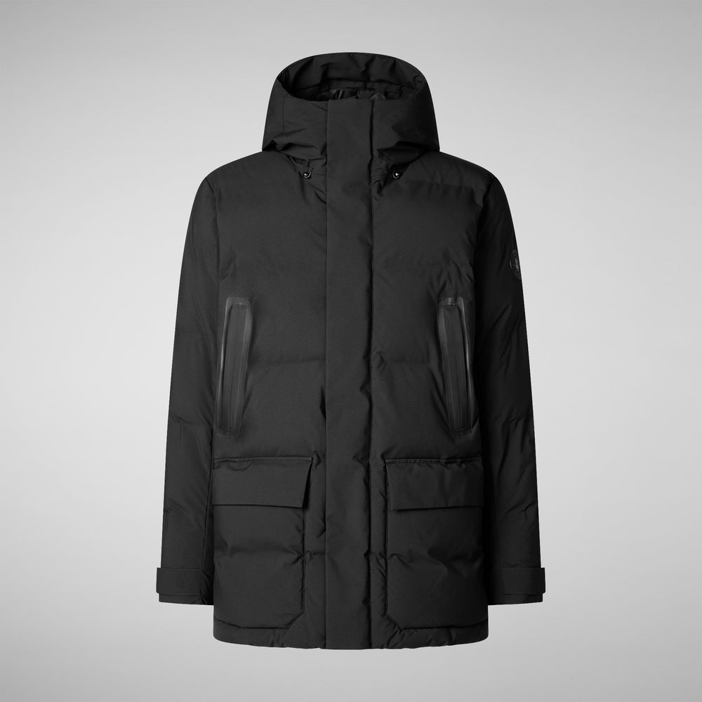 Save the duck PARKA UOMO QUINLAN IN NERO Saldi
