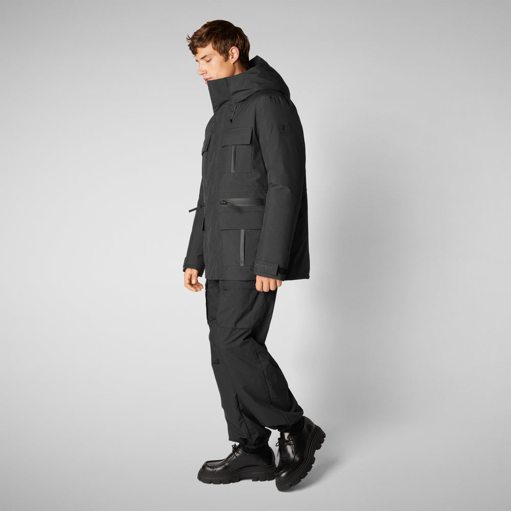 Save the duck PARKA UOMO KEATON IN NERO Offerte