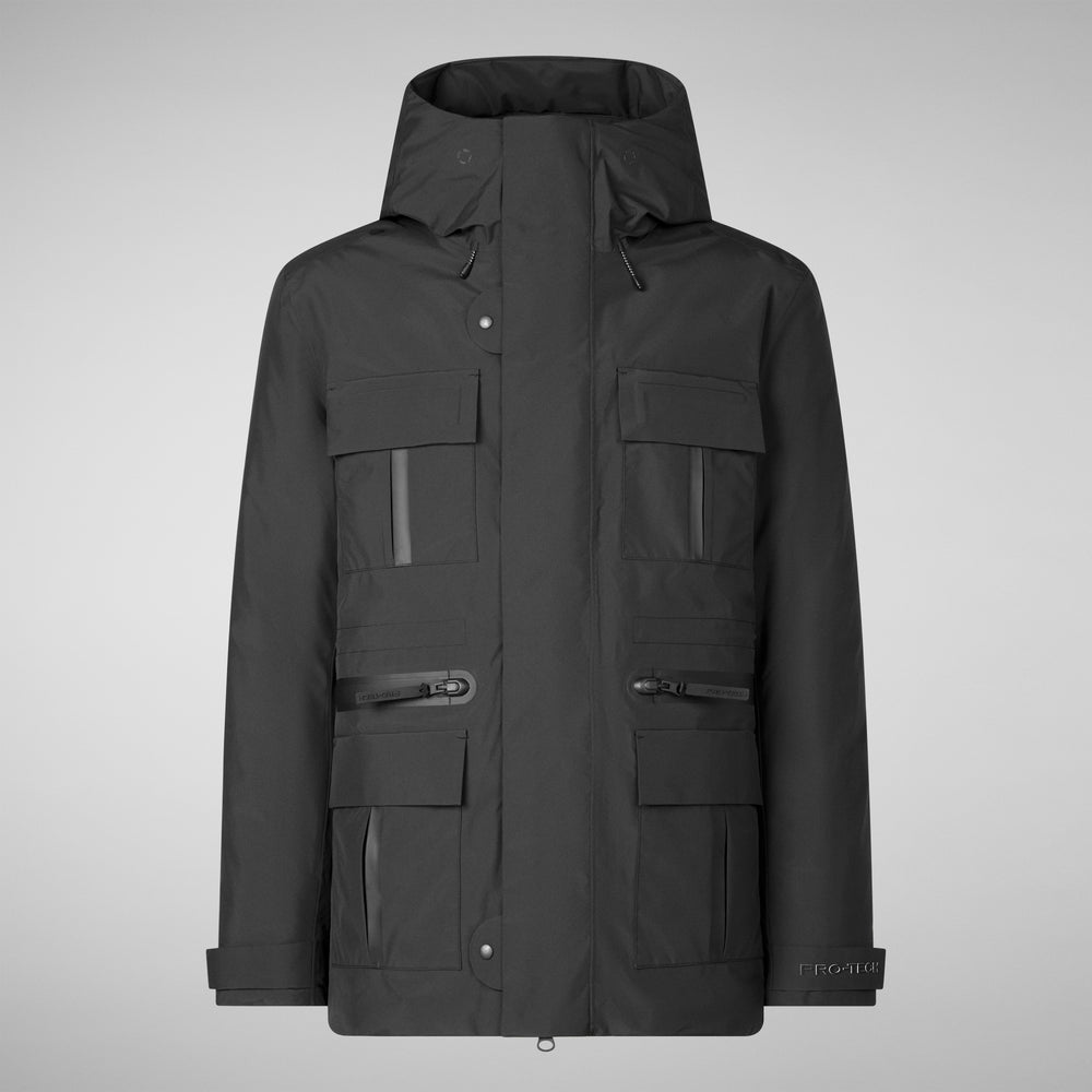 Save the duck PARKA UOMO KEATON IN NERO Offerte