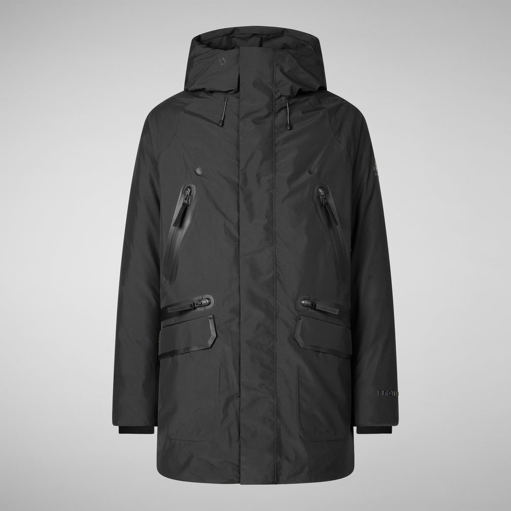 Save the duck PARKA UOMO HARVEY IN NERO Vendita Calda