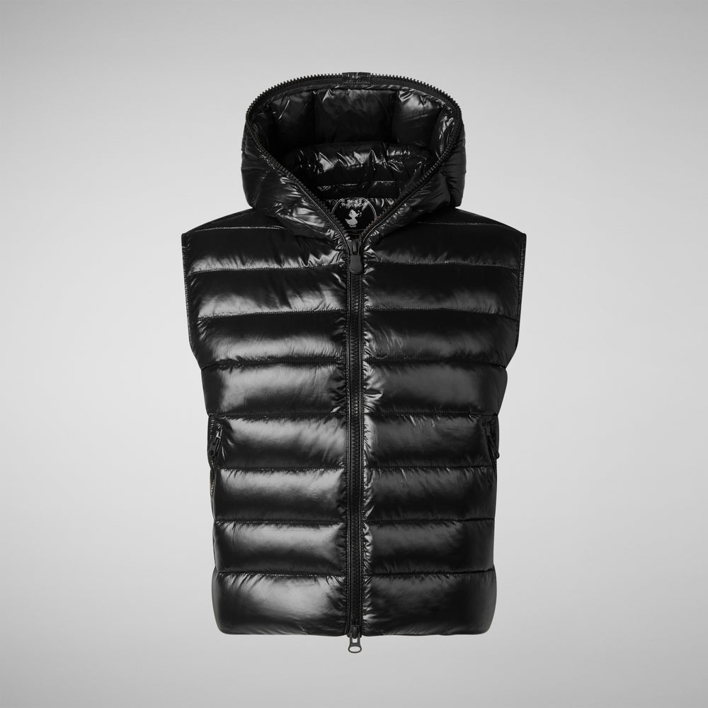 Save the duck GILET CON CAPPUCCIO DONNA ROMINA NERO Qualità