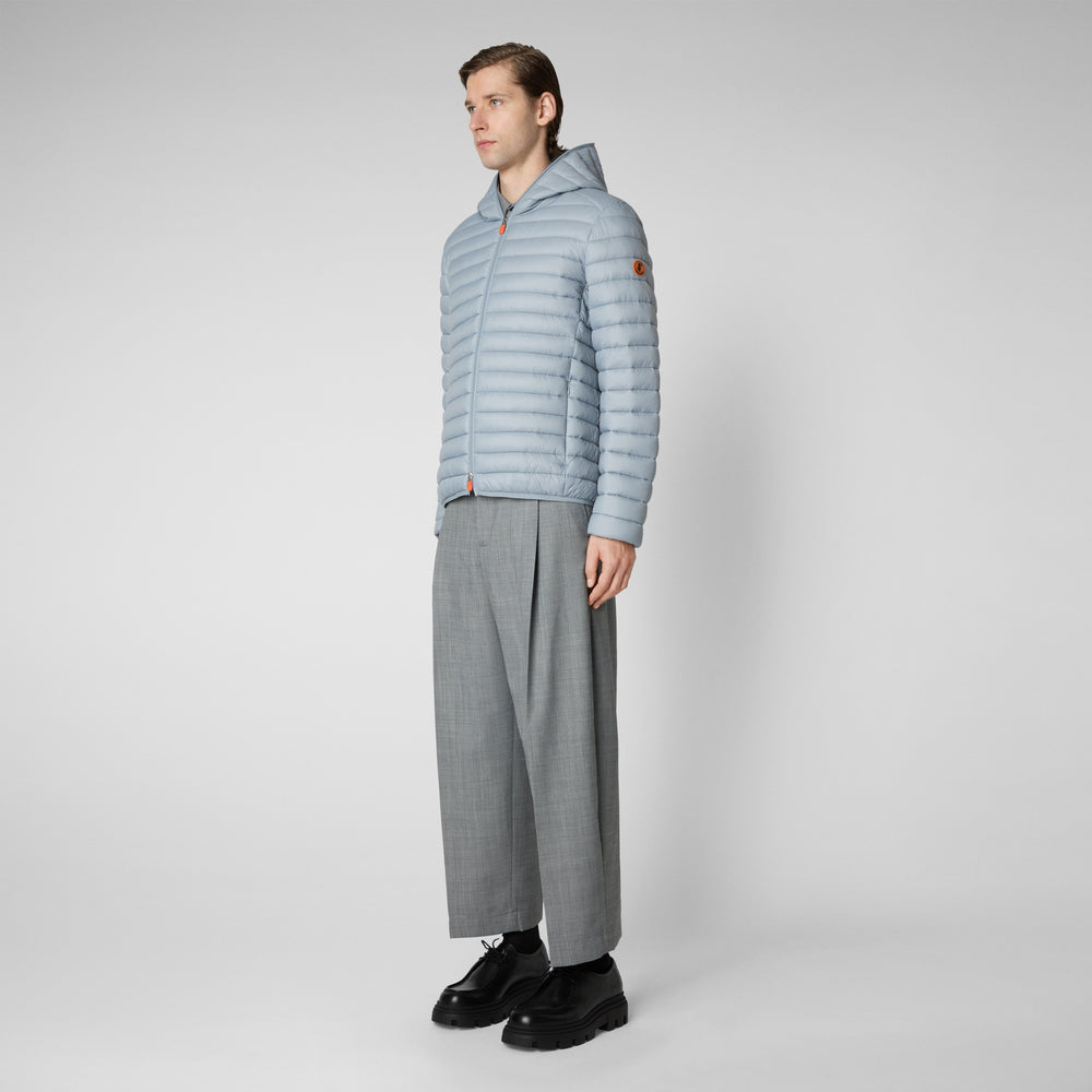 Save the duck Piumino animal free uomo Donald grigio ardesia chiaro Outlet