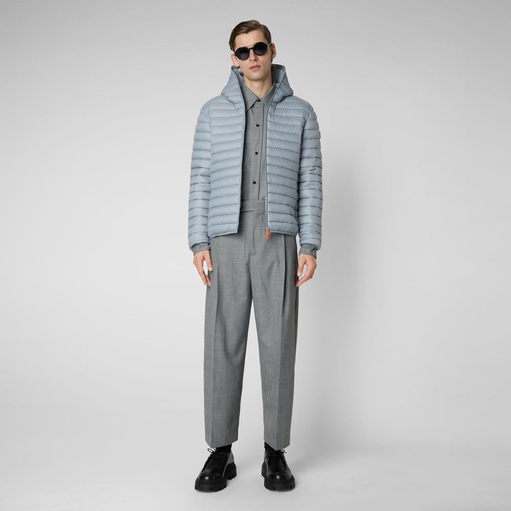 Save the duck Piumino animal free uomo Donald grigio ardesia chiaro Outlet