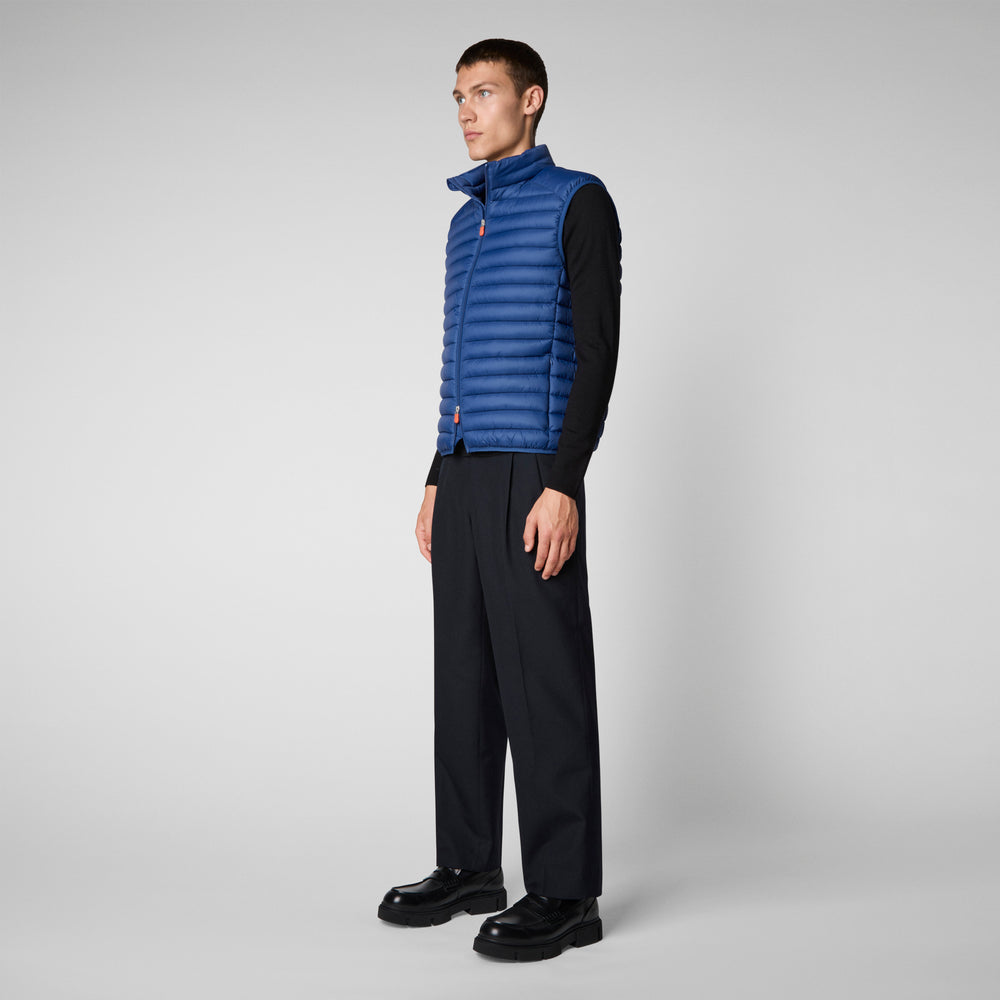 Save the duck Gilet imbottito uomo Adam eclipse blu Promozione Limitata