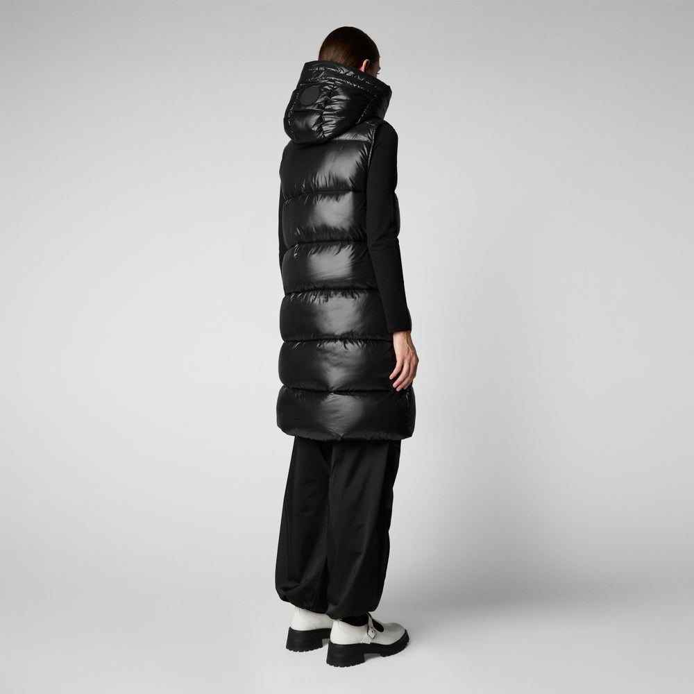 Save the duck GILET CON CAPPUCCIO DONNA IRIA NERO Convenienza