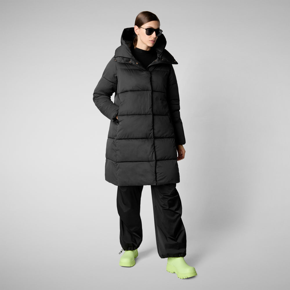Save the duck PIUMINO ANIMAL FREE DONNA SIBYL NERO Saldi