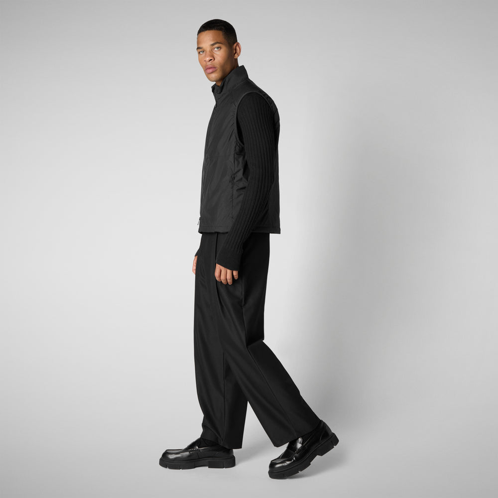 Save the duck GILET UOMO TURNER IN NERO Nuova