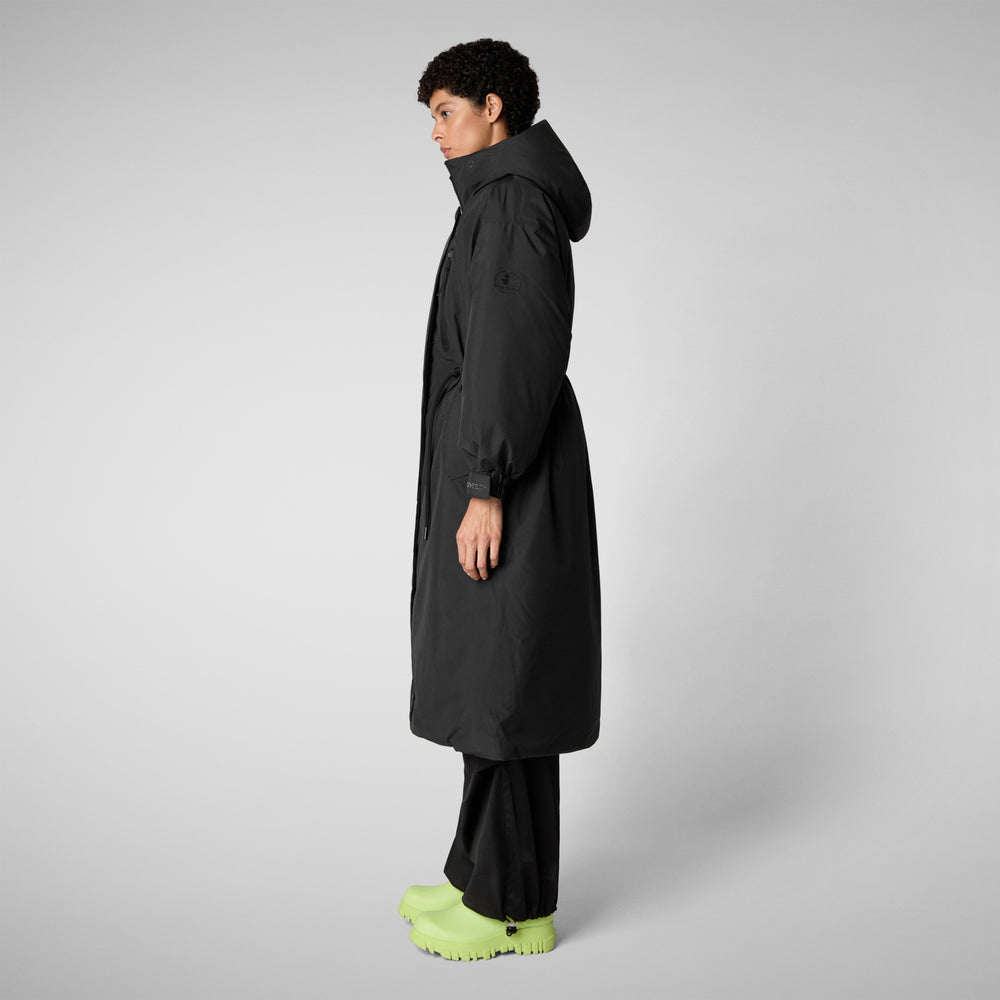 Save the duck PARKA CON CAPPUCCIO DONNA REIRA NERO Vendita