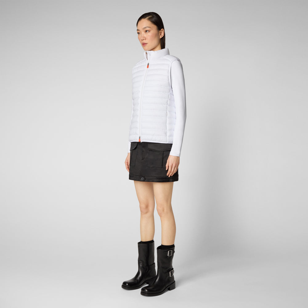 Save the duck Gilet imbottito donna Charlotte bianco Spedizione Gratuita