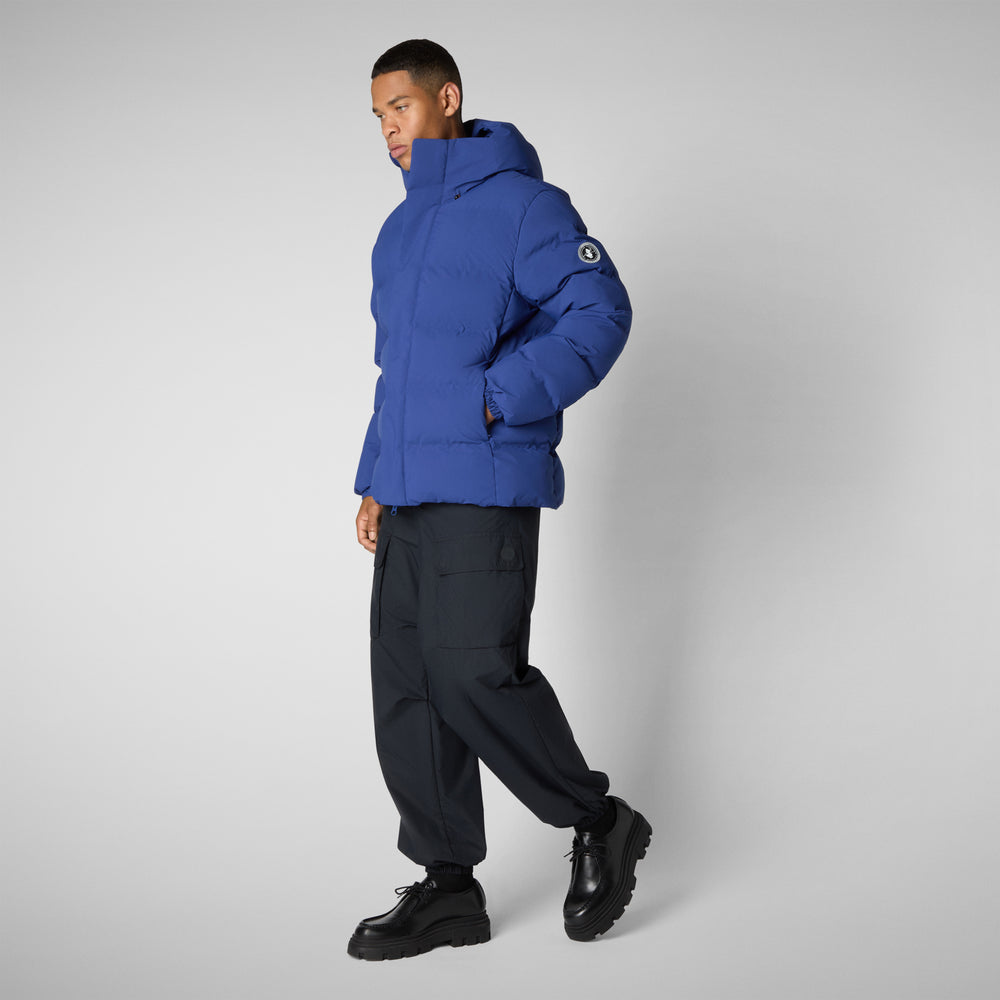 Save the duck PARKA UOMO LELAND IN ECLIPSE BLUE Sottocosto