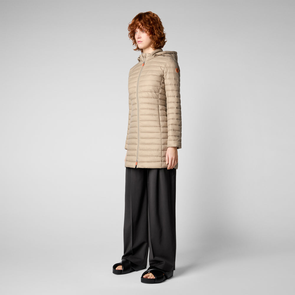 Save the duck Piumino animal free donna Bryanna Beige duna In Vendita