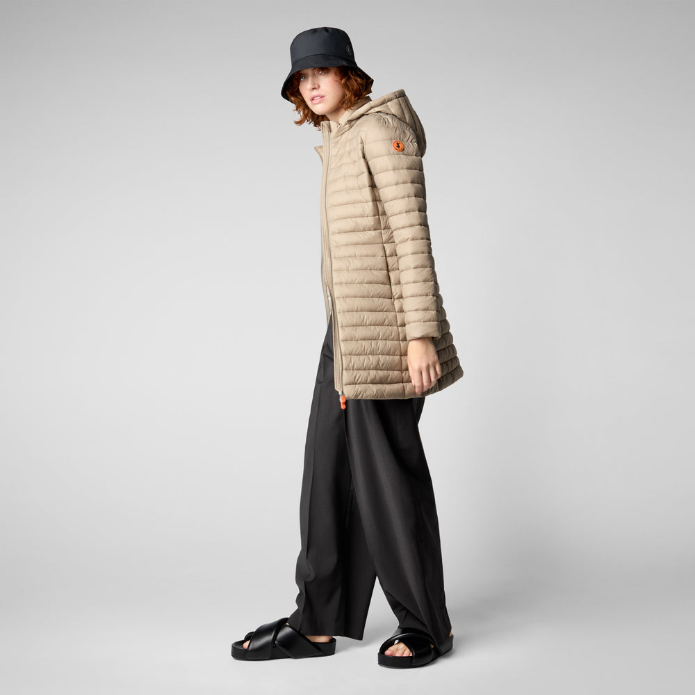 Save the duck Piumino animal free donna Bryanna Beige duna In Vendita