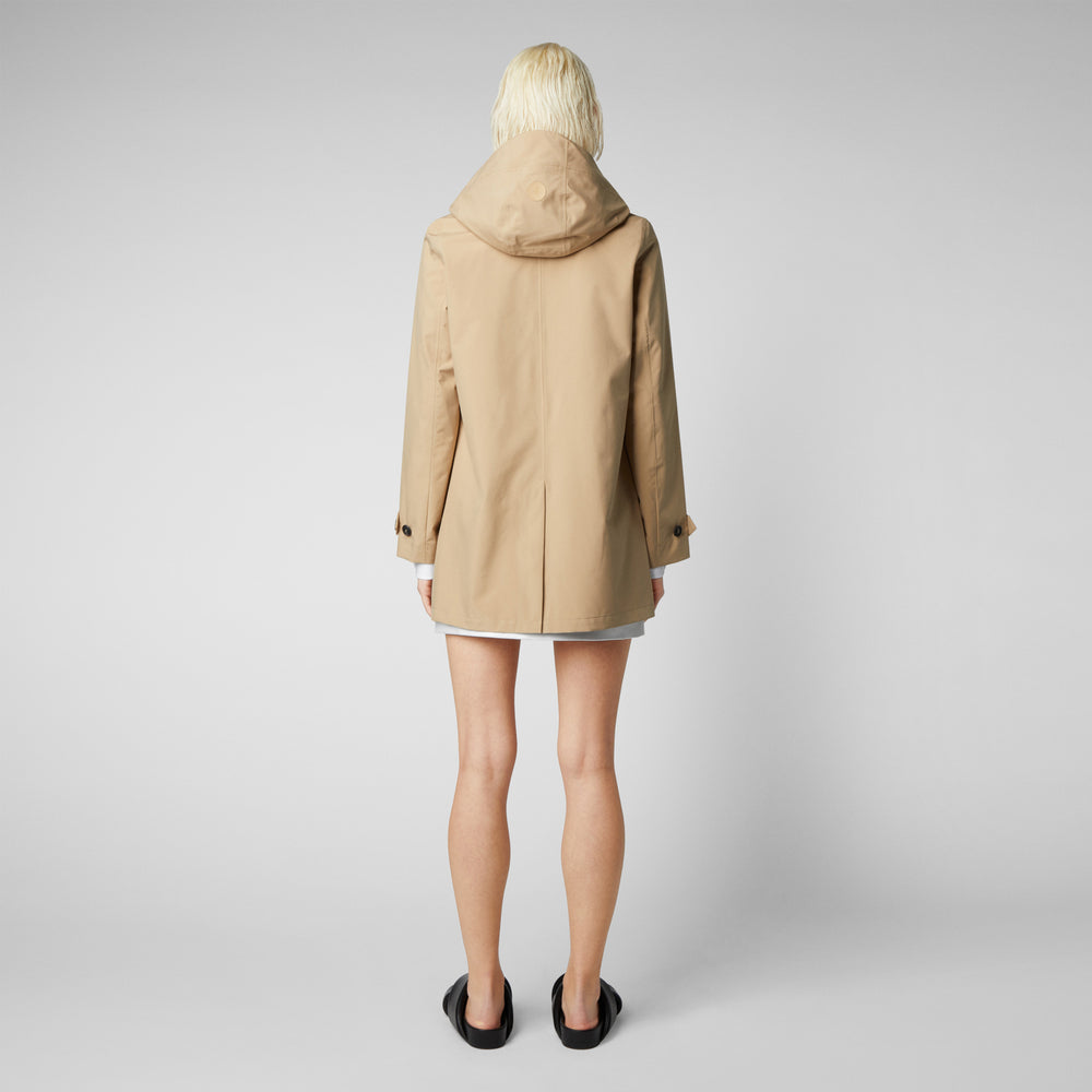 Save the duck Impermeabile donna April beige scuro Saldi