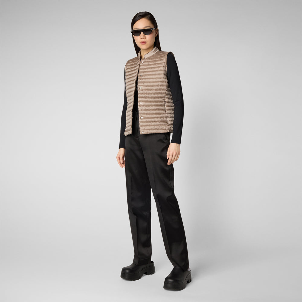 Save the duck Gilet trapuntato donna Aria grigio perla Offerte