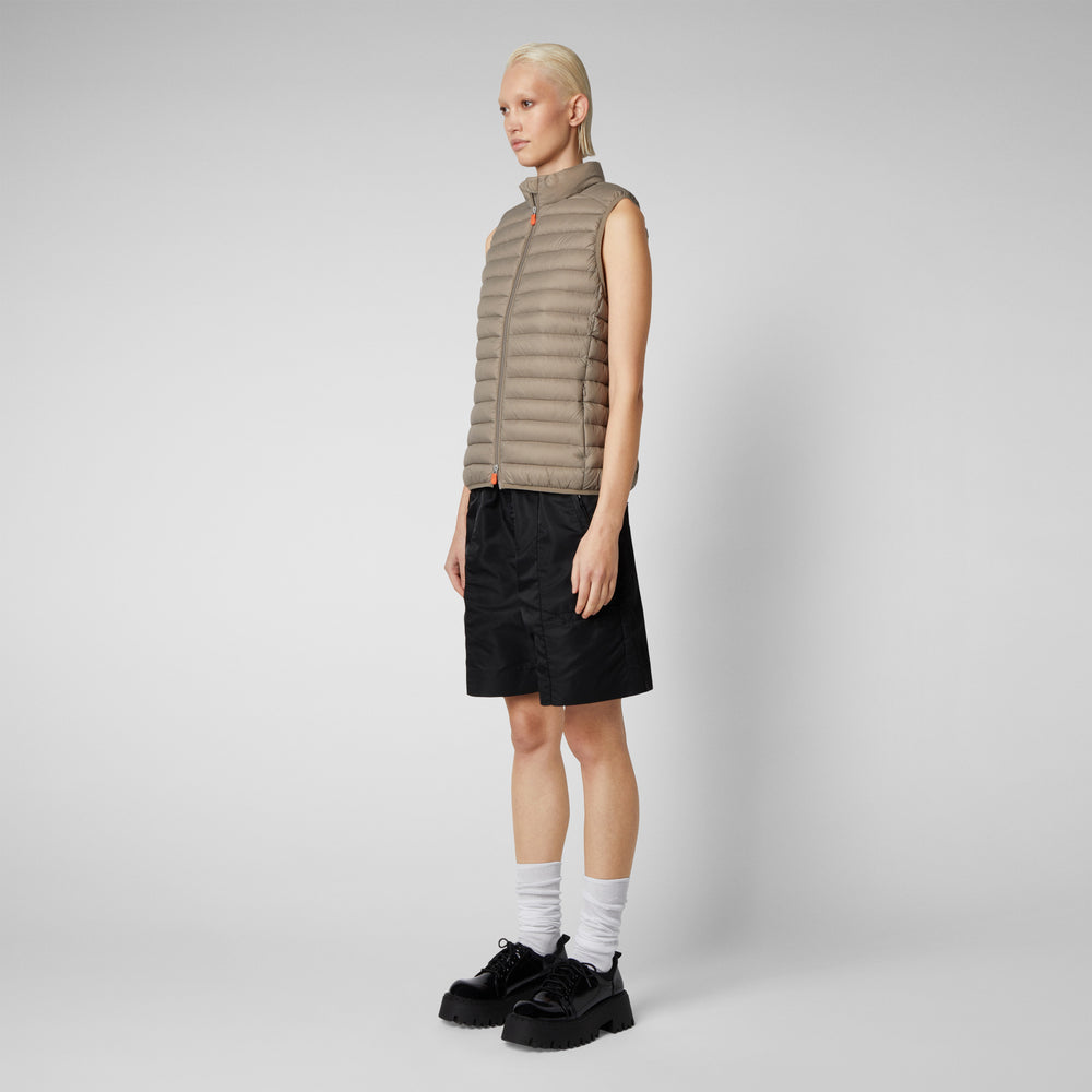 Save the duck Gilet imbottito donna Charlotte Grigio elefante Hotsell