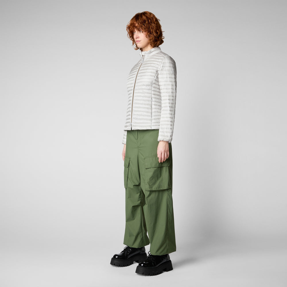 Save the duck Woman's animal puffer Andreina Grigio nebbia Vendite Flash