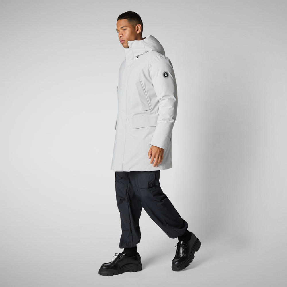 Save the duck PARKA UOMO WILSON IN FOG GREY Nuova