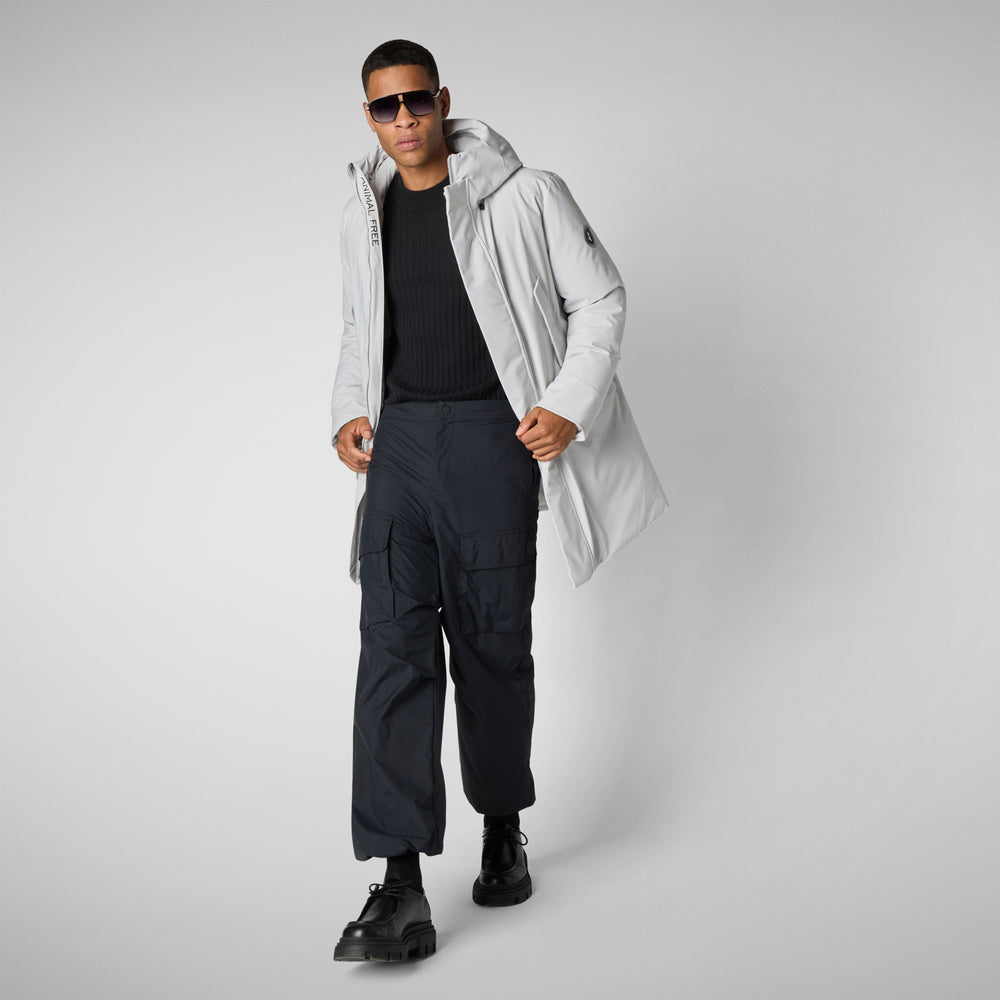 Save the duck PARKA UOMO WILSON IN FOG GREY Nuova