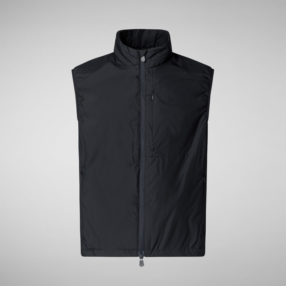 Save the duck GILET UOMO TURNER IN BLU NERO Solo un giorno rimasto