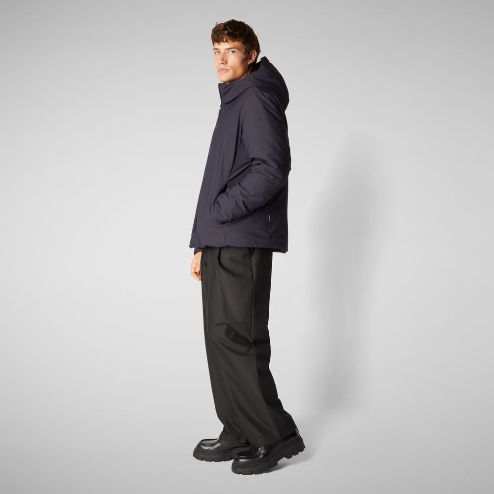 Save the duck PARKA UOMO SABAL IN BLU NERO Vendita