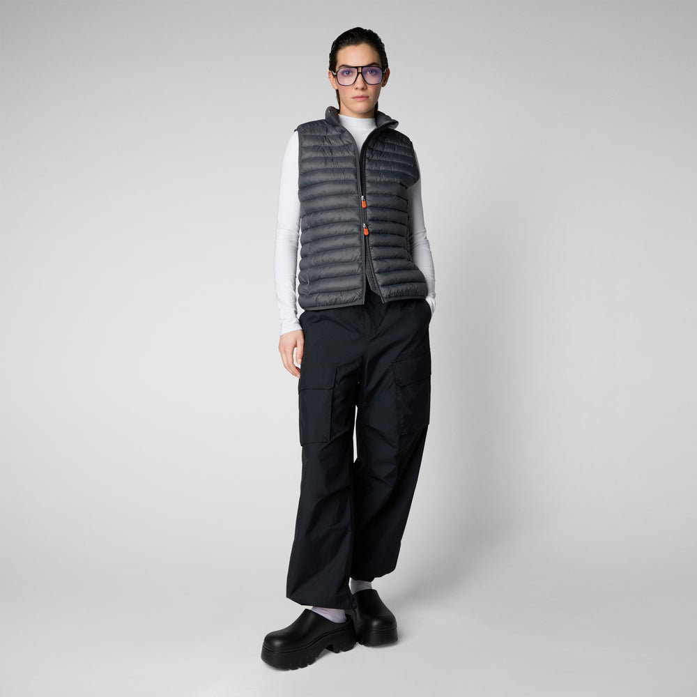 Save the duck Gilet imbottito donna Charlotte grigio tempesta Pezzi Unici